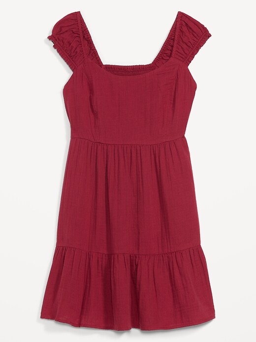 Old Navy - Fit & Flare Puff-Sleeve Smocked Mini Dress for Women