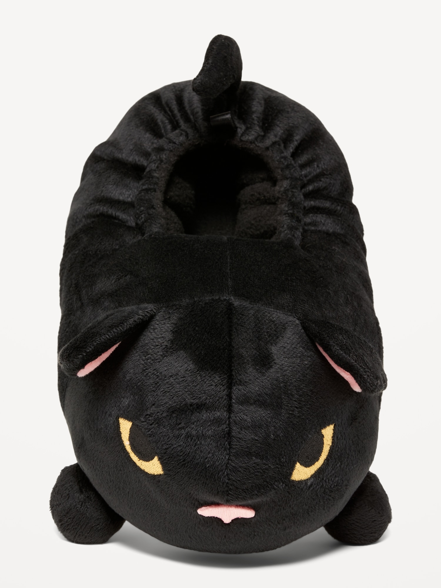 Plush hot sale cat slippers