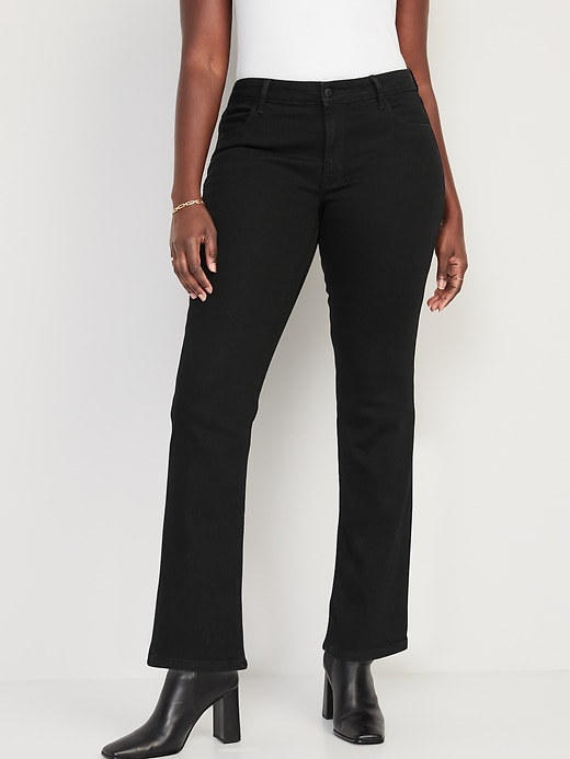 Image number 5 showing, Mid-Rise Wow Boot-Cut Jeans