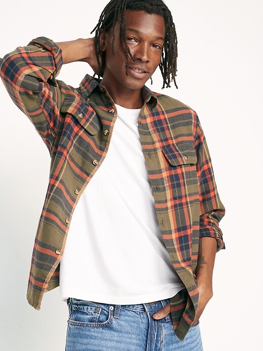 Chemise Homme GANT En Flanelle De Coton, Taille XL, Coupe Régulière, à Carreaux Multicolore
