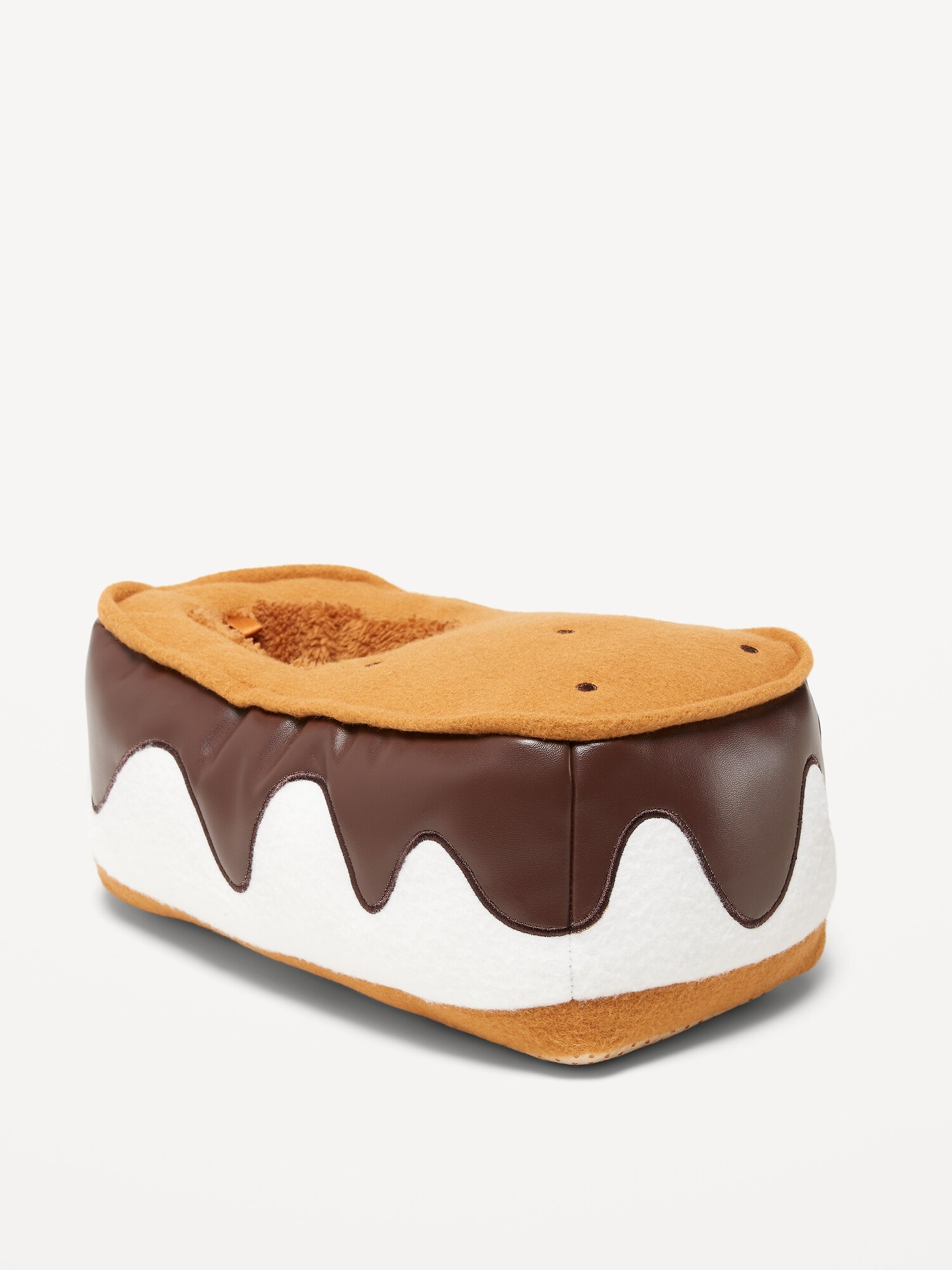 Gender-Neutral Micro Fleece Smores Slippers for Kids by Old Navy
