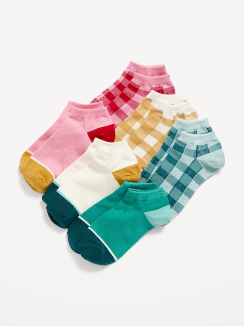Socquettes à motif pour Fille (paquet de 6 paires)
