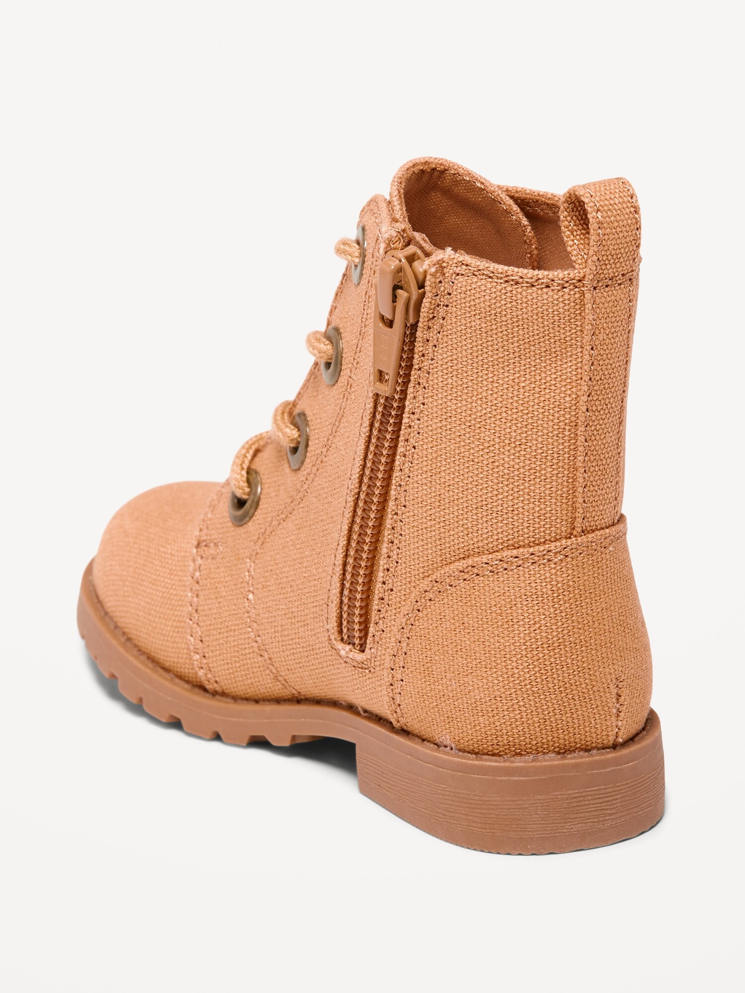 Canvas Combat Boots for Toddler Girls 