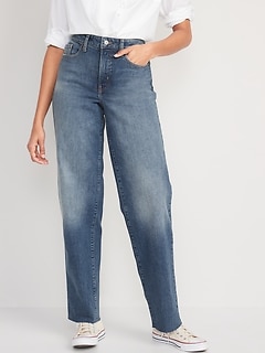 High-Waisted O.G. Loose Cut-Off Jeans for Women
