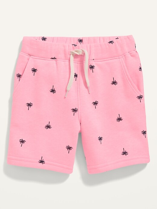 View large product image 2 of 2. Unisex Functional Drawstring Pull-On Shorts for Toddler