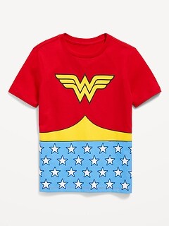 T-shirt unisexe à motif du costume Wonder Woman DC Comics™ pour Enfant