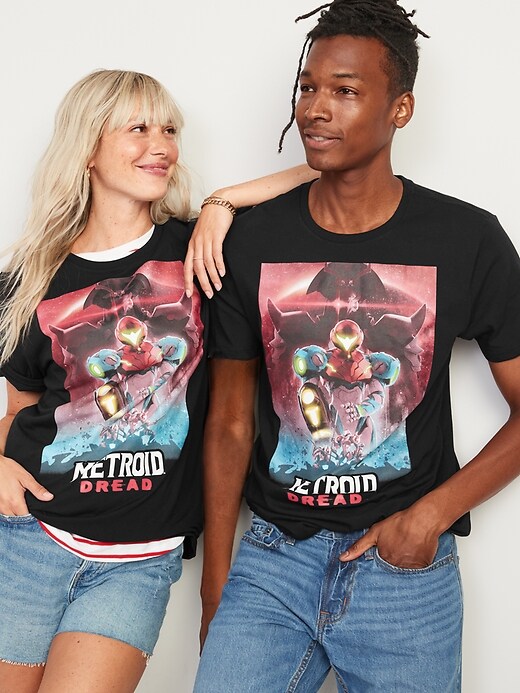 Voir une image plus grande du produit 2 de 2. T-shirt à imprimé Metroid Dread™ unisexe pour Adulte