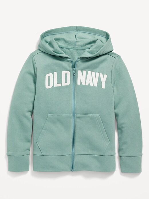 Logo-Graphic Zip-Front Hoodie for Boys | Old Navy