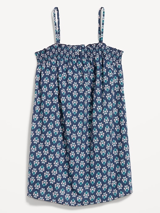 Image number 4 showing, Floral-Print Smocked Mini Cami Nightgown