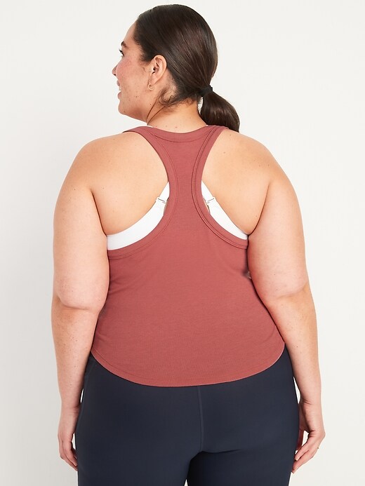 Image number 8 showing, UltraLite Racerback Rib-Knit All-Day Tank Top for Women