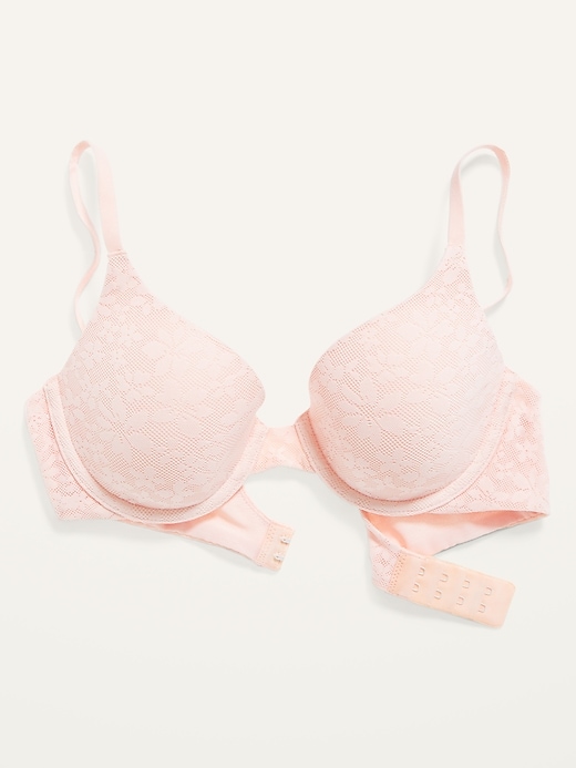 L'image numéro 4 présente Soutien-gorge à armature à couverture complète en dentelle pour Femme