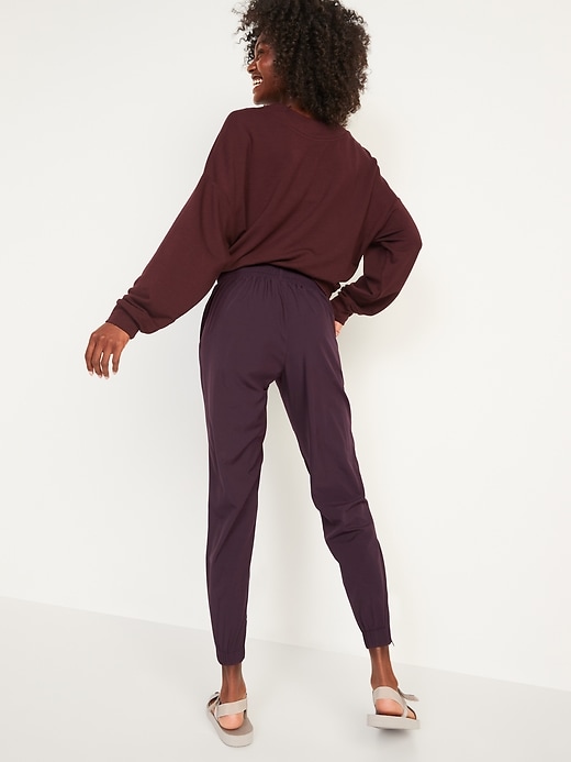 Image number 6 showing, Mid-Rise StretchTech Jogger Pants for Women