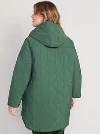 Hooded Quilted Utility Coat for Women | Old Navy