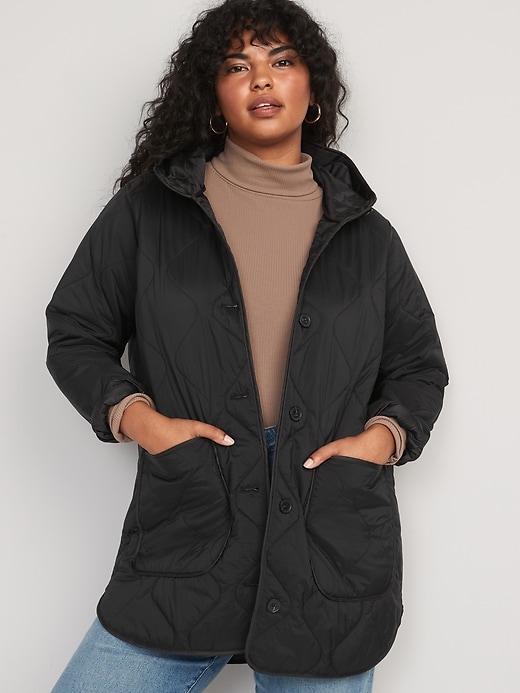 Hooded utility shop parka old navy