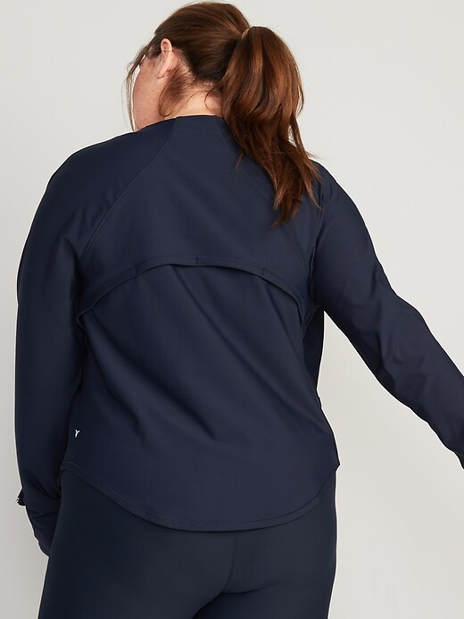 PowerSoft Cropped Full-Zip Performance Jacket for Women