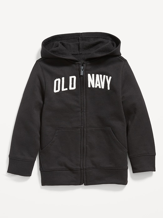 View large product image 1 of 2. Unisex Logo-Graphic Full-Zip Hoodie for Toddler