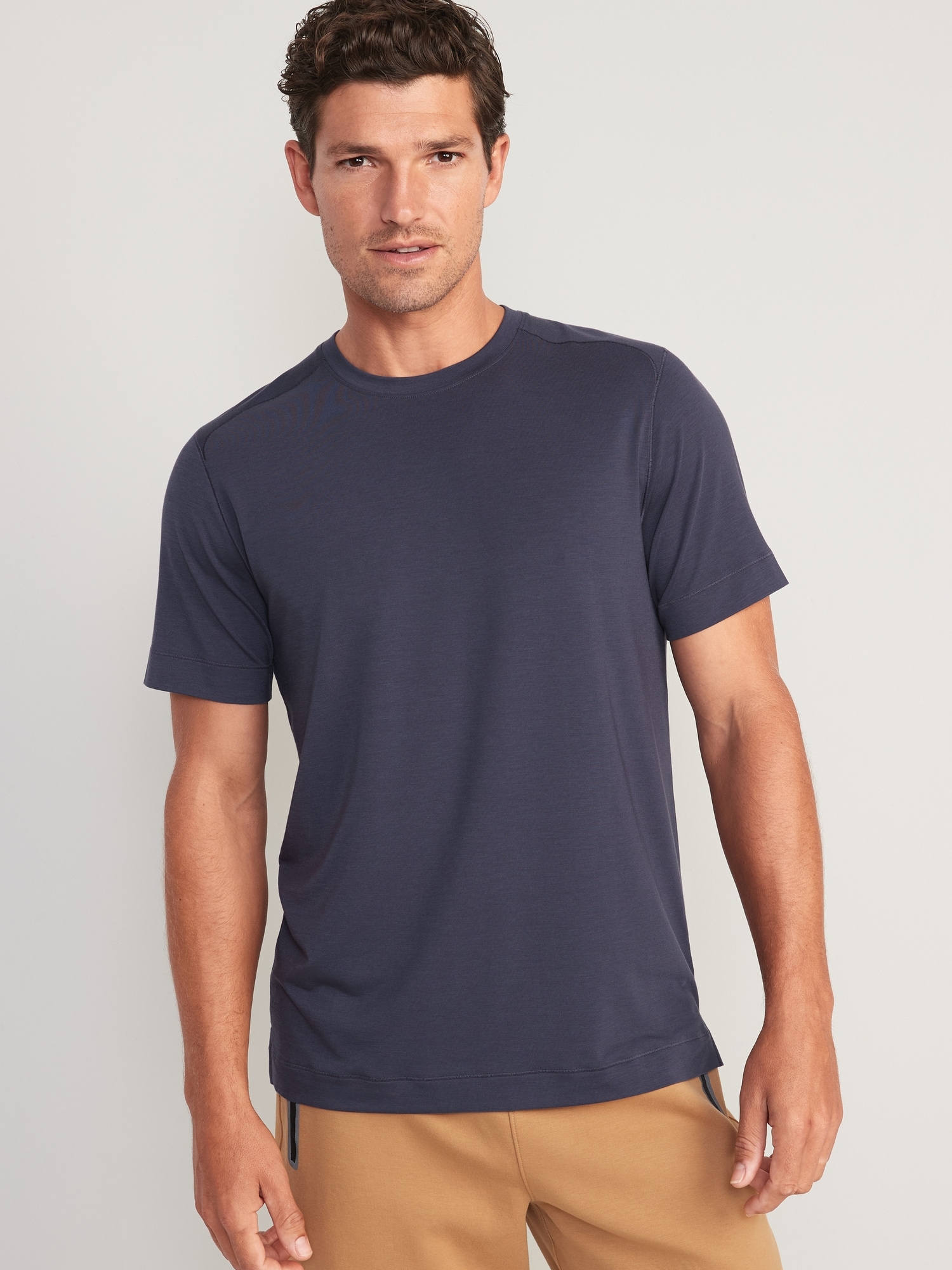 Hanes Men's T-Shirt - Blue - L