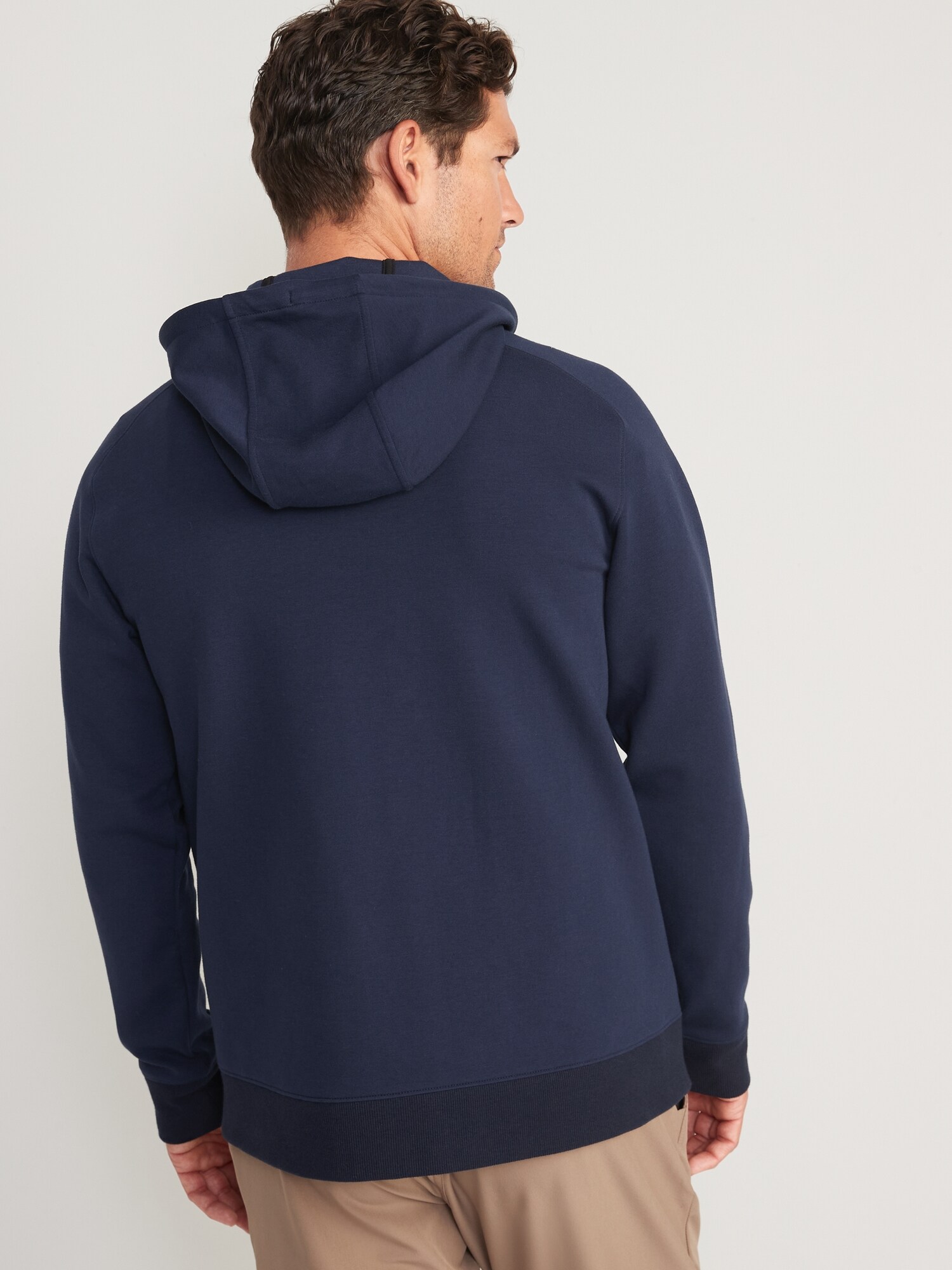 Navy blue fleece zip cheap up