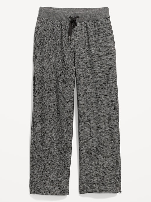 Image number 4 showing, High-Waisted Cropped Straight Sweatpants