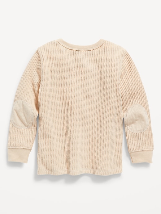 Unisex Thermal-Knit Long-Sleeve Pocket T-Shirt for Toddler | Old Navy