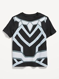 T-shirt à motif du costume de Black Panther de Marvel™ unisexe pour Enfant