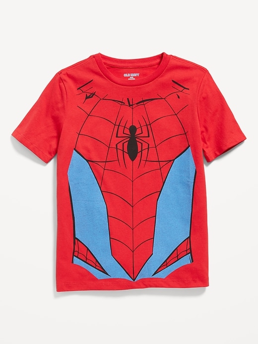 Voir une image plus grande du produit 1 de 2. T-shirt à motif du costume de Spiderman de Marvel™ unisexe pour Enfant