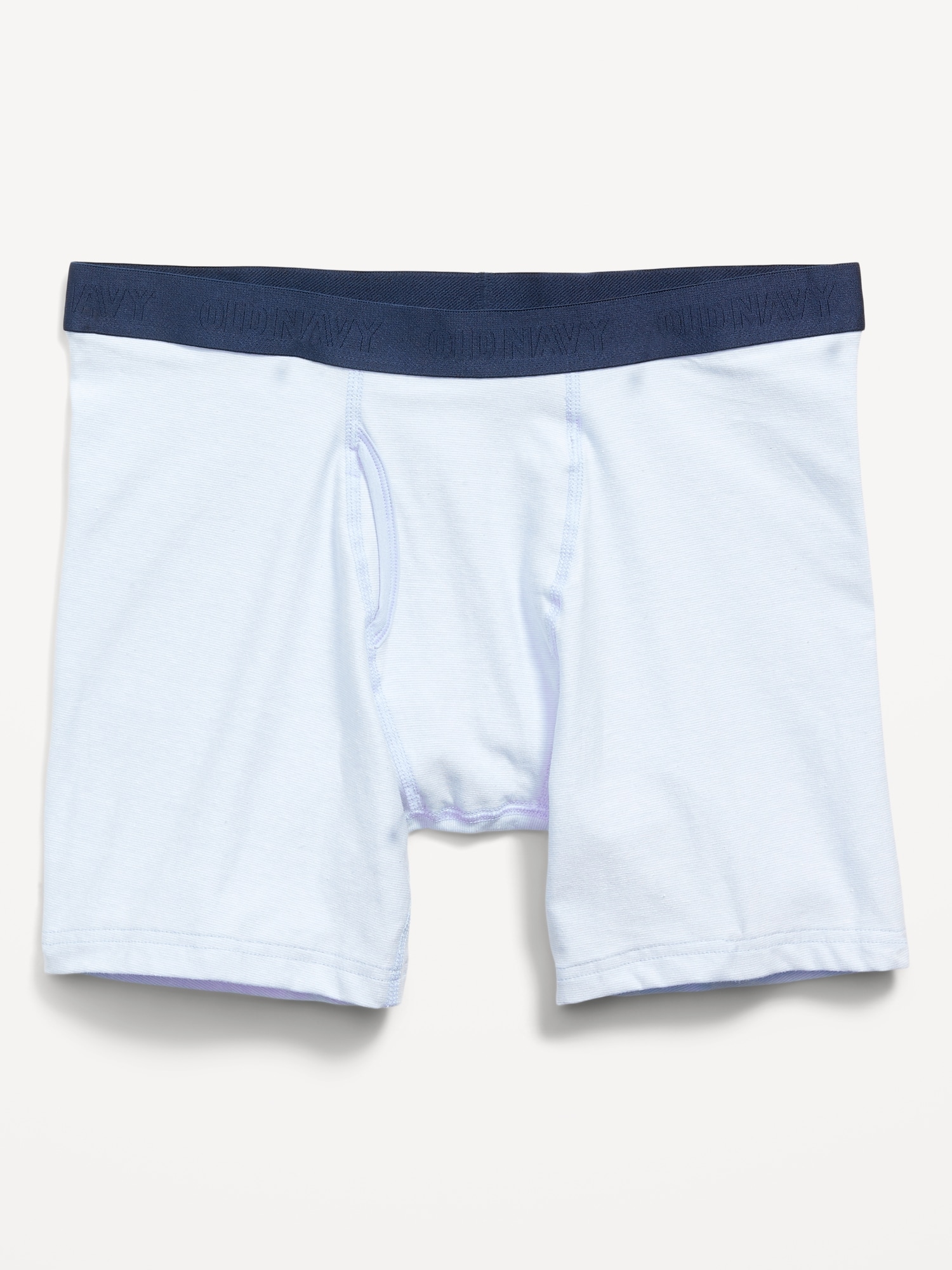 Old Navy Printed Built-In Flex Boxer-Brief Underwear for Men -- 6.25-inch inseam blue. 1