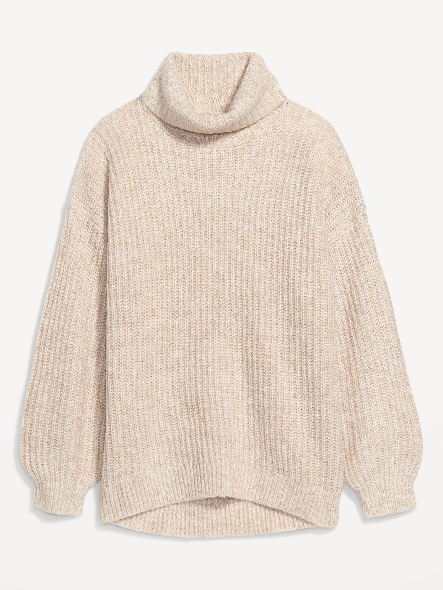 Cozy Shaker-Stitch Turtleneck Tunic Sweater for Women | Old Navy