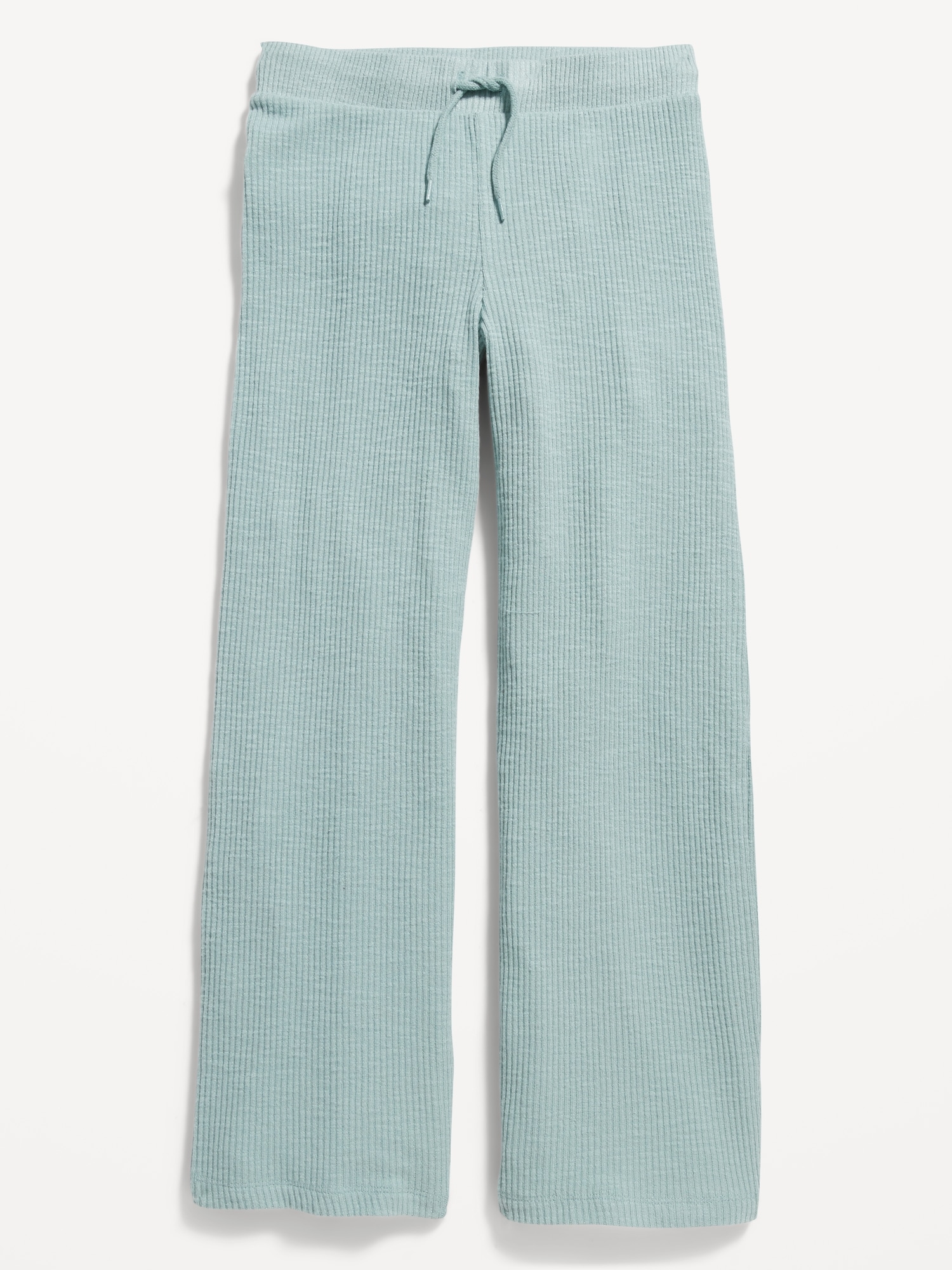 Cozy Rib-Knit High-Waisted Wide-Leg Pants for Girls | Old Navy