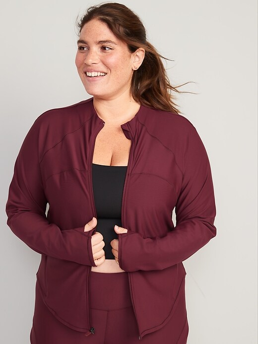 Image number 7 showing, PowerSoft Cropped Full-Zip Performance Jacket