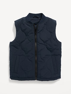 Quilted Utility Vest for Boys