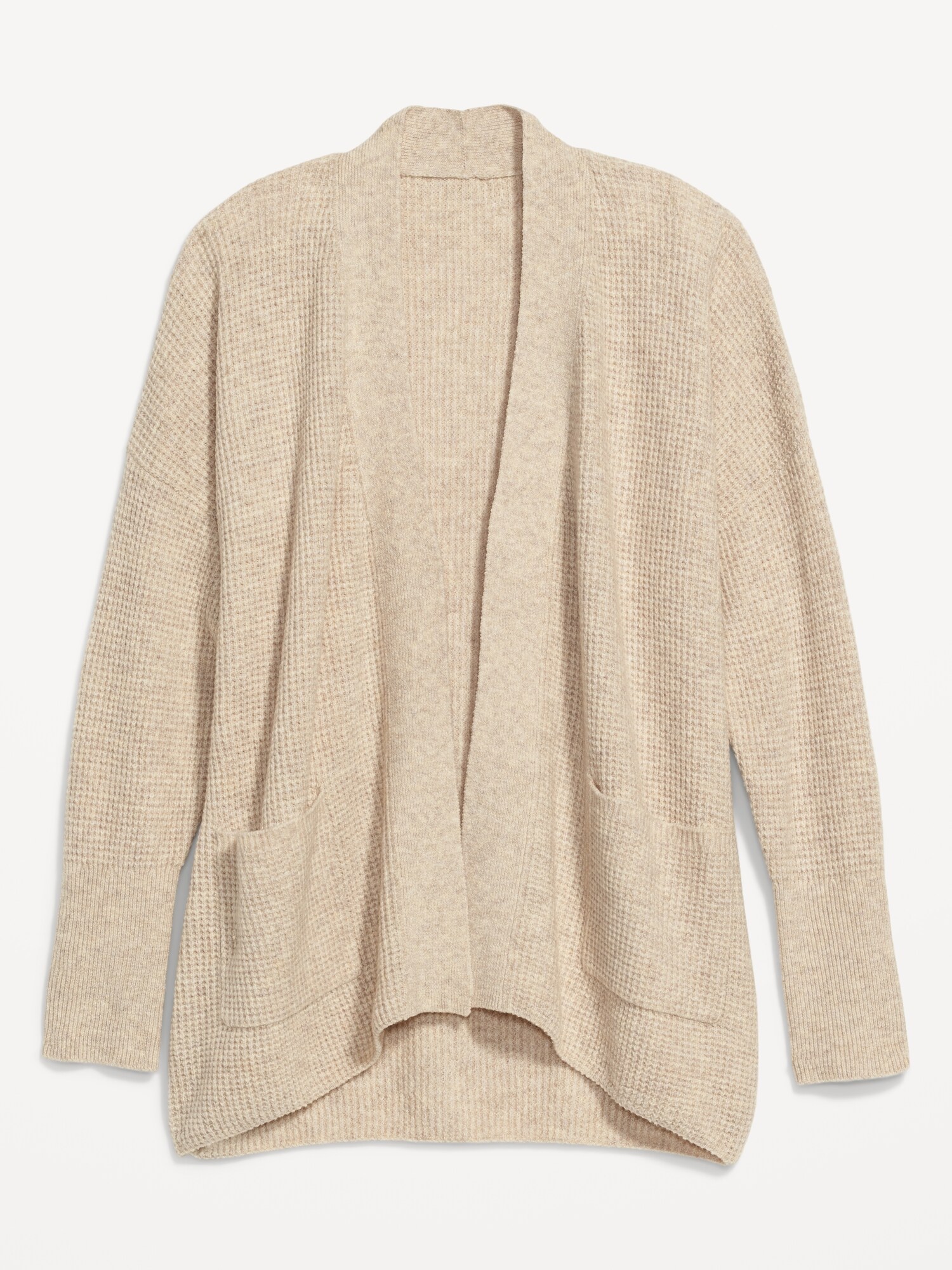 Merino Waffle Knit Sweater - Oat