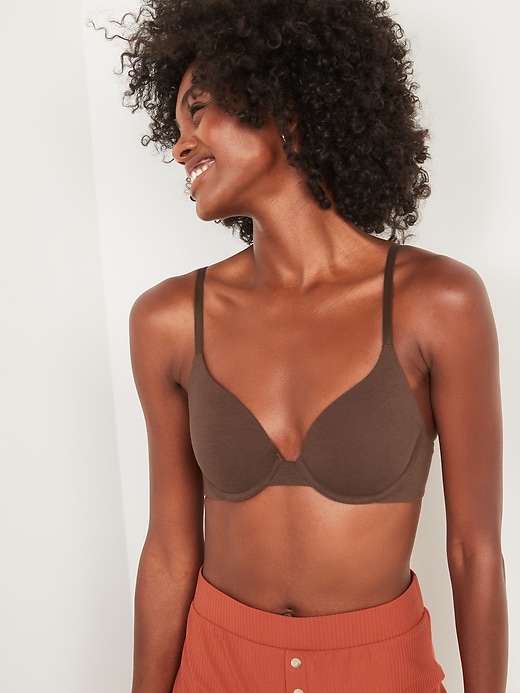 Image number 1 showing, Jersey Full-Coverage Underwire Bra