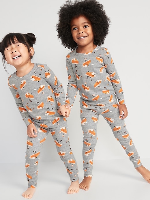 Unisex Matching Thanksgiving Pajama Set for Toddler Baby Old Navy