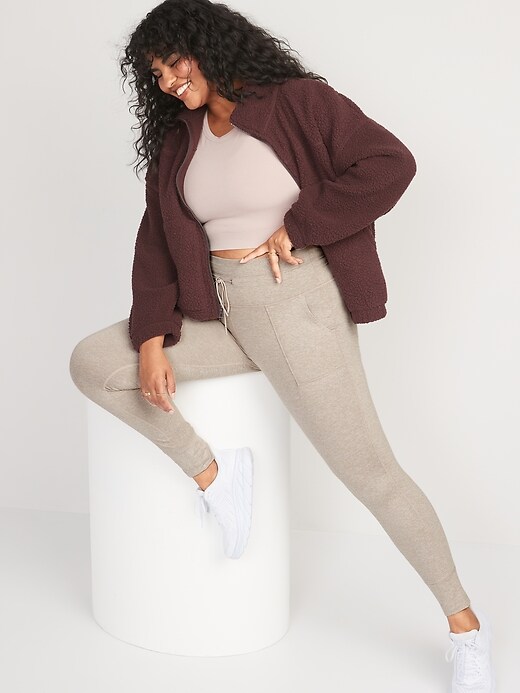 Image number 3 showing, High-Waisted CozeCore Jogger Leggings for Women
