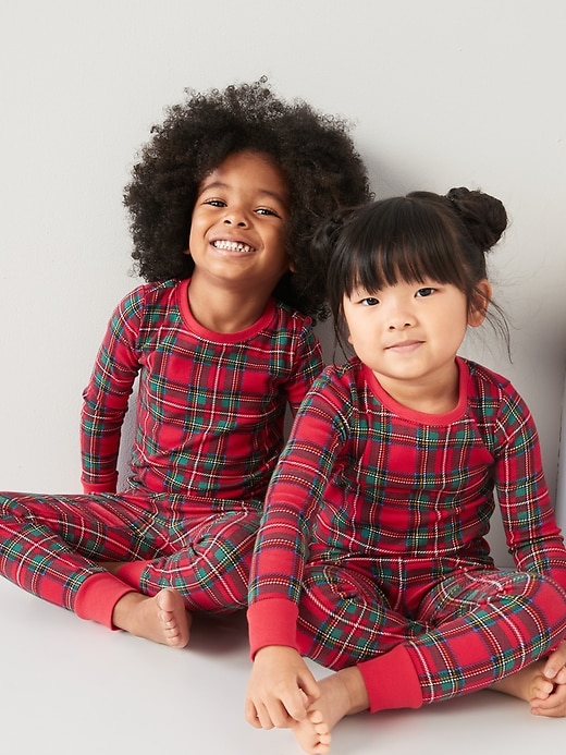 View large product image 1 of 3. Unisex Matching Print Pajamas for Toddler & Baby
