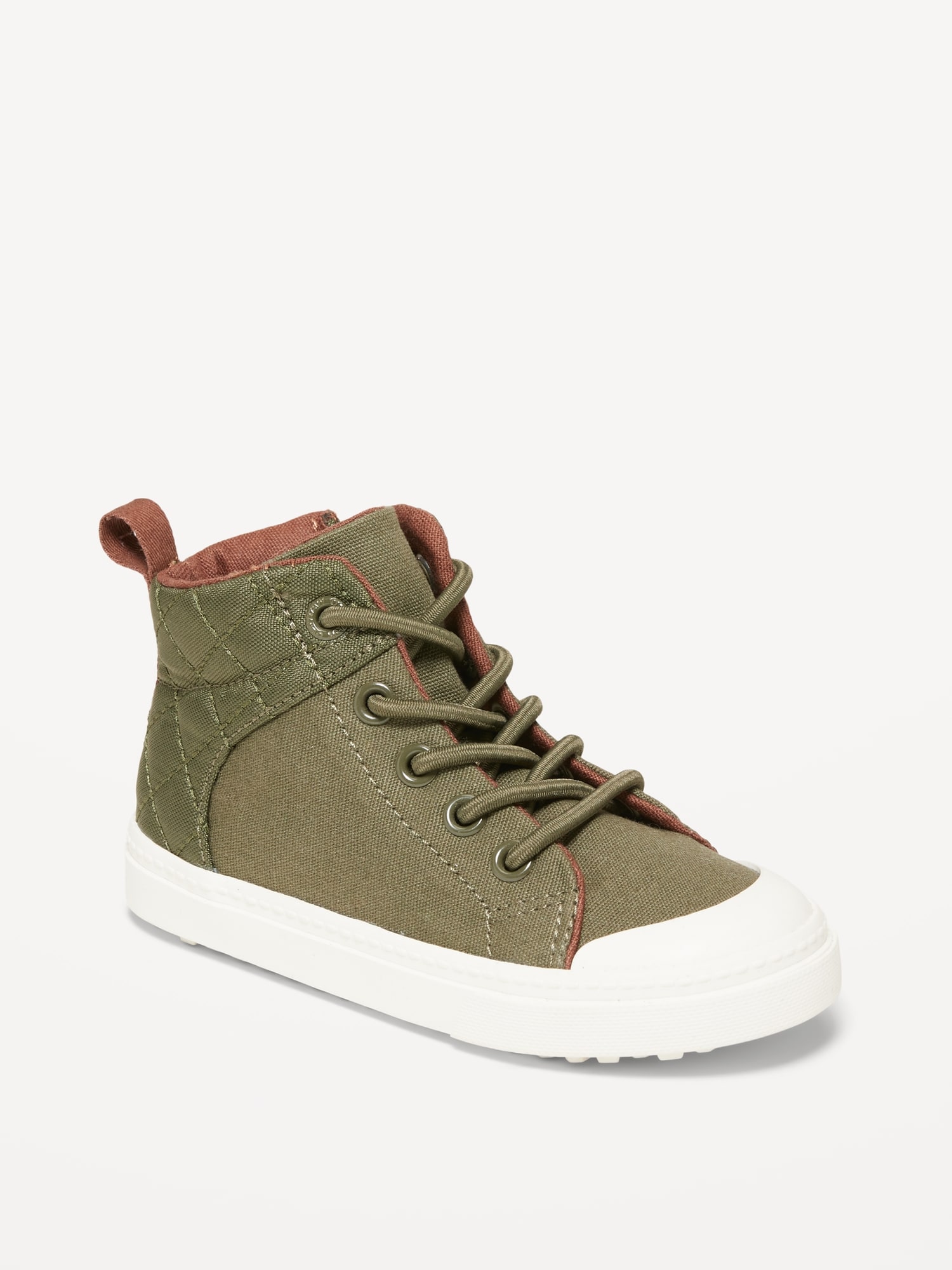 Quilted Canvas Unisex Sneakers for Toddler