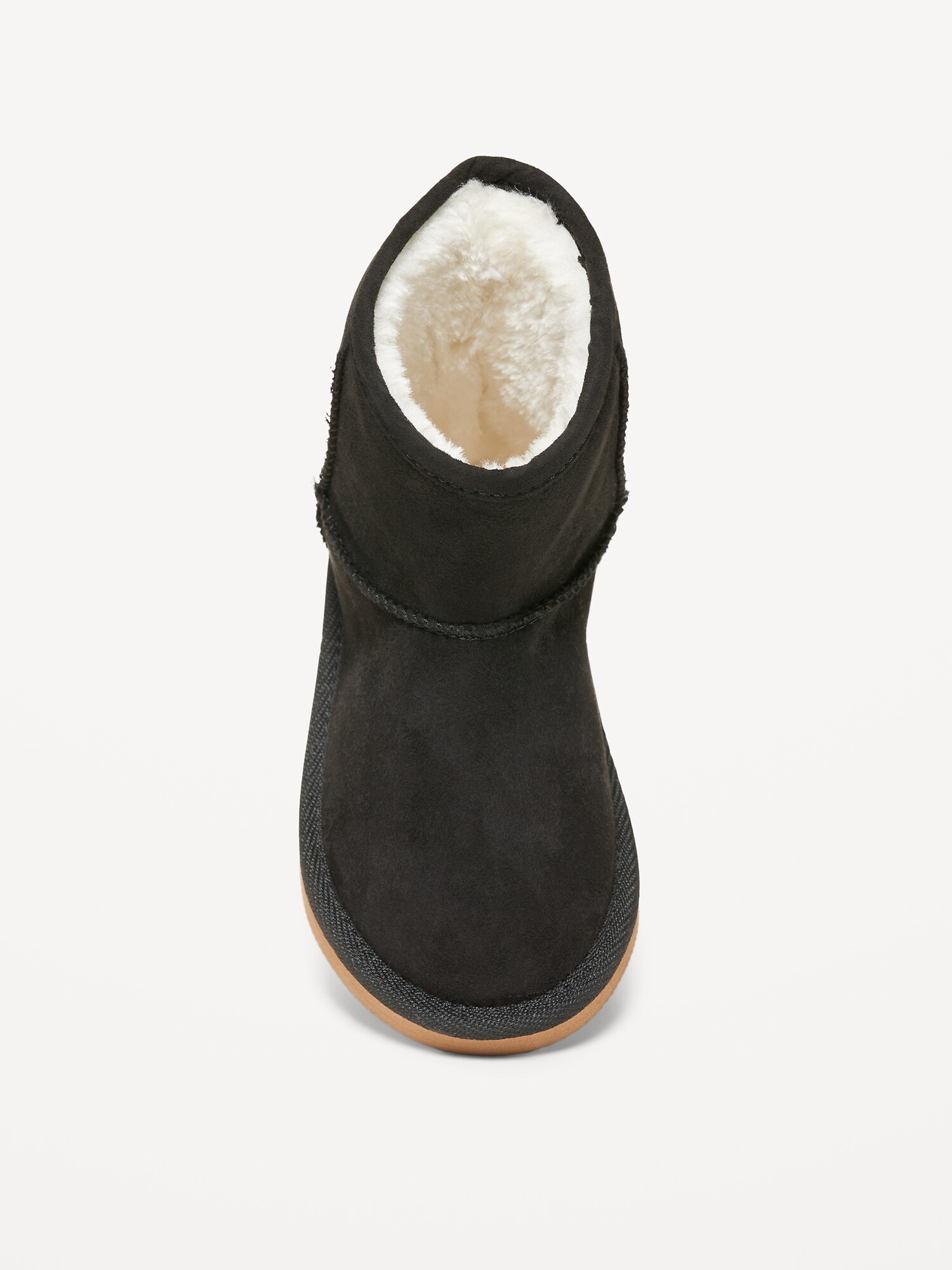 FauxSuede SherpaLined Boots for Toddler Girls Old Navy