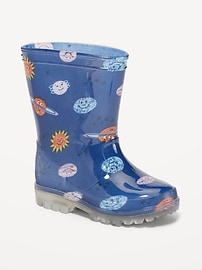 Tall Printed Rain Boots for Toddler Boys Old Navy