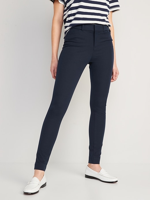 Image number 1 showing, High-Waisted Pixie Skinny Pants