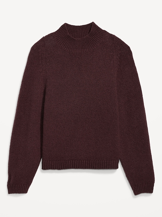 Image number 4 showing, Cozy Mock-Neck Sweater for Women