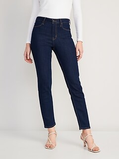 High-Waisted Wow Slim Straight Jeans for Women