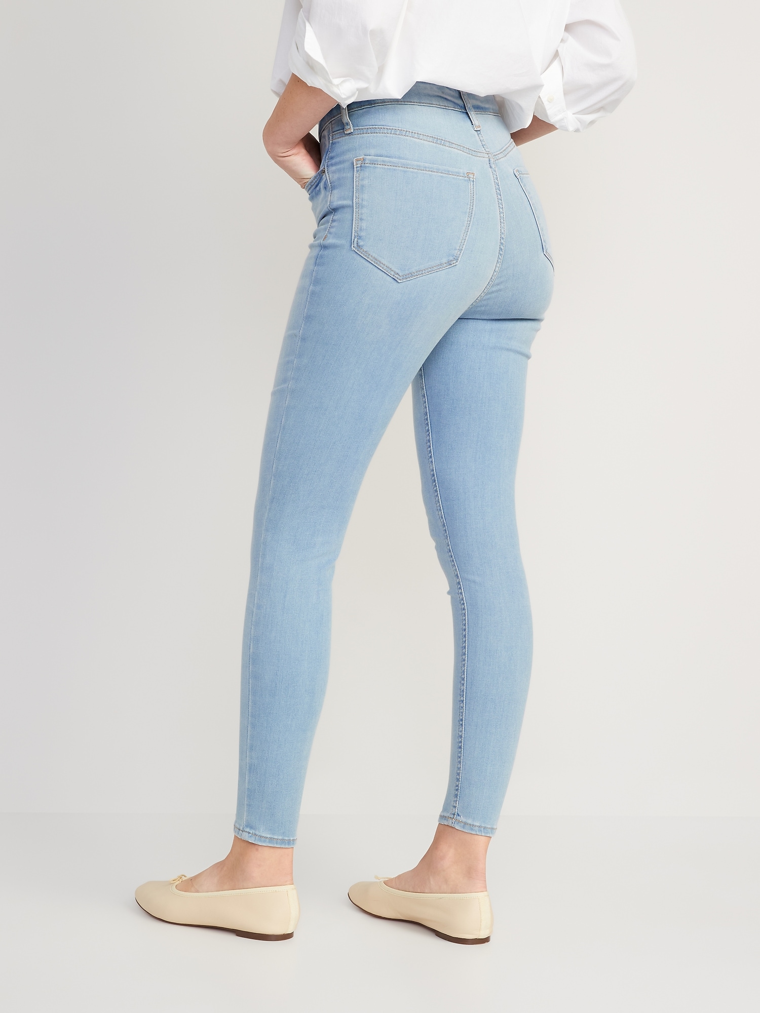FitsYou 3-Sizes-in-1 Extra High-Waisted Rockstar Super-Skinny Jeans for ...