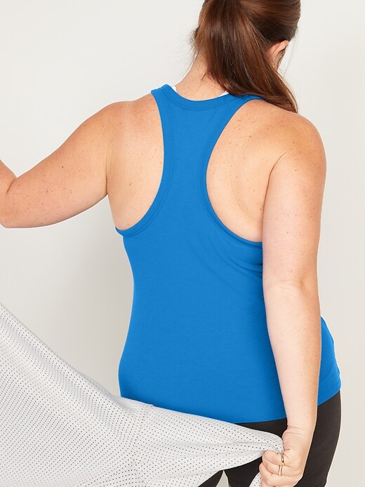 Image number 8 showing, UltraLite Rib-Knit Racerback Tank Top