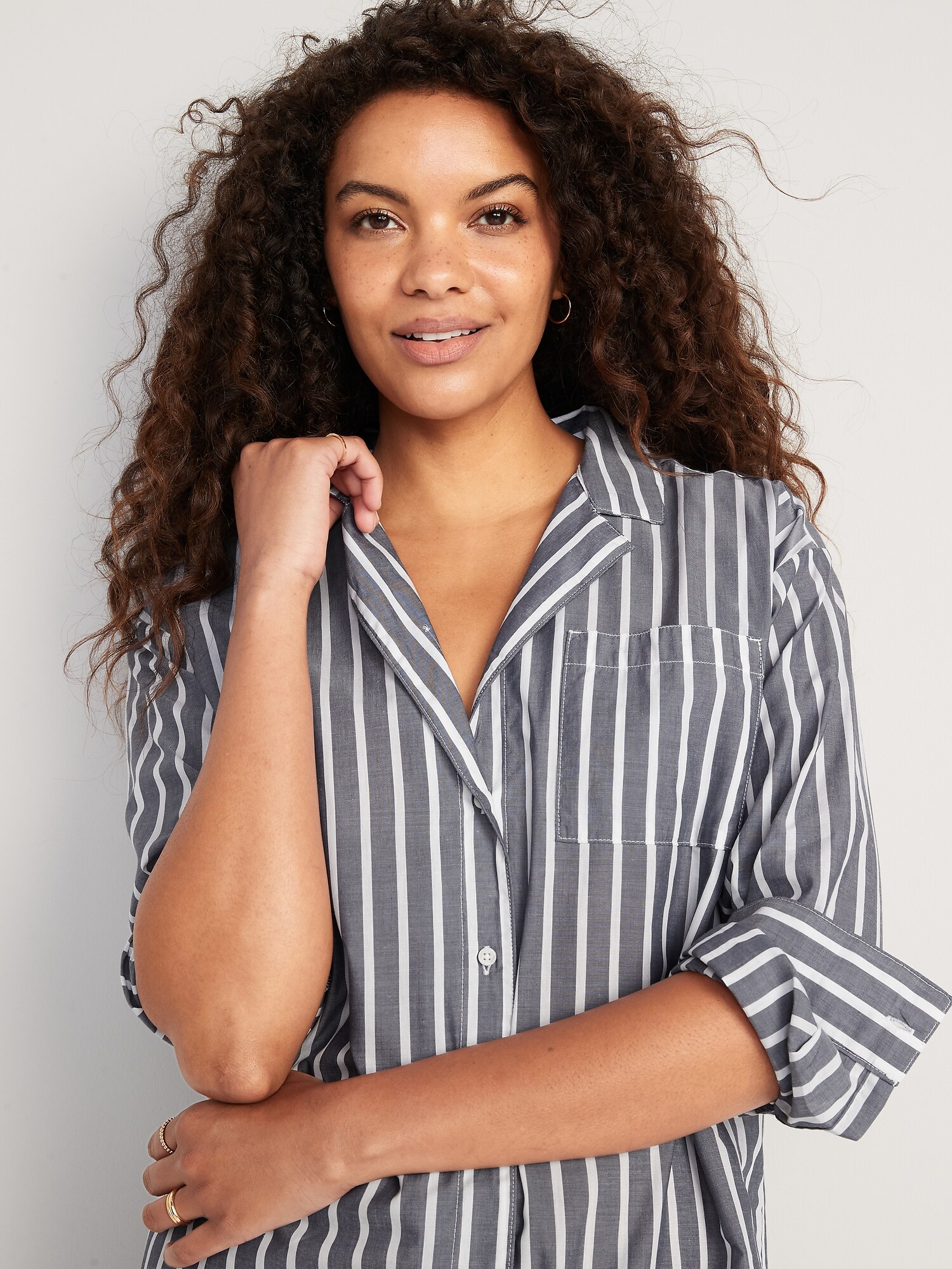 Striped Nightshirt for Women | Old Navy