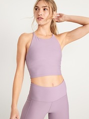 Camisole Powersoft à dos nageur courte pour Femme