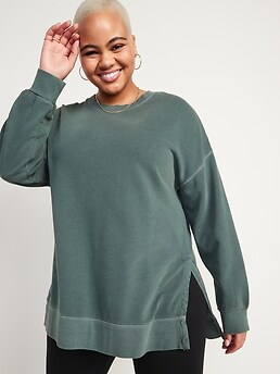 Vintage Long-Sleeve Garment-Dyed French 