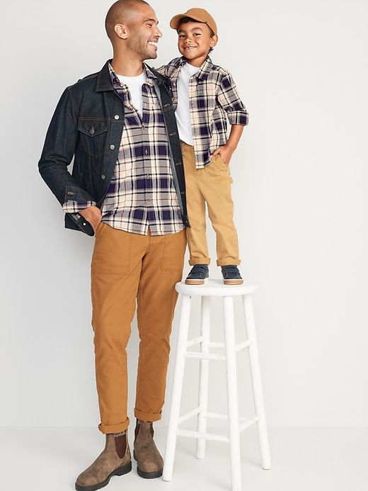 View large product image 2 of 2. Plaid Shirt & Chino Pants Set for Baby