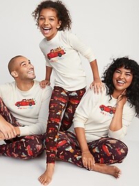 View large product image 4 of 4. Unisex Matching Thanksgiving Pajama Set for Toddler & Baby