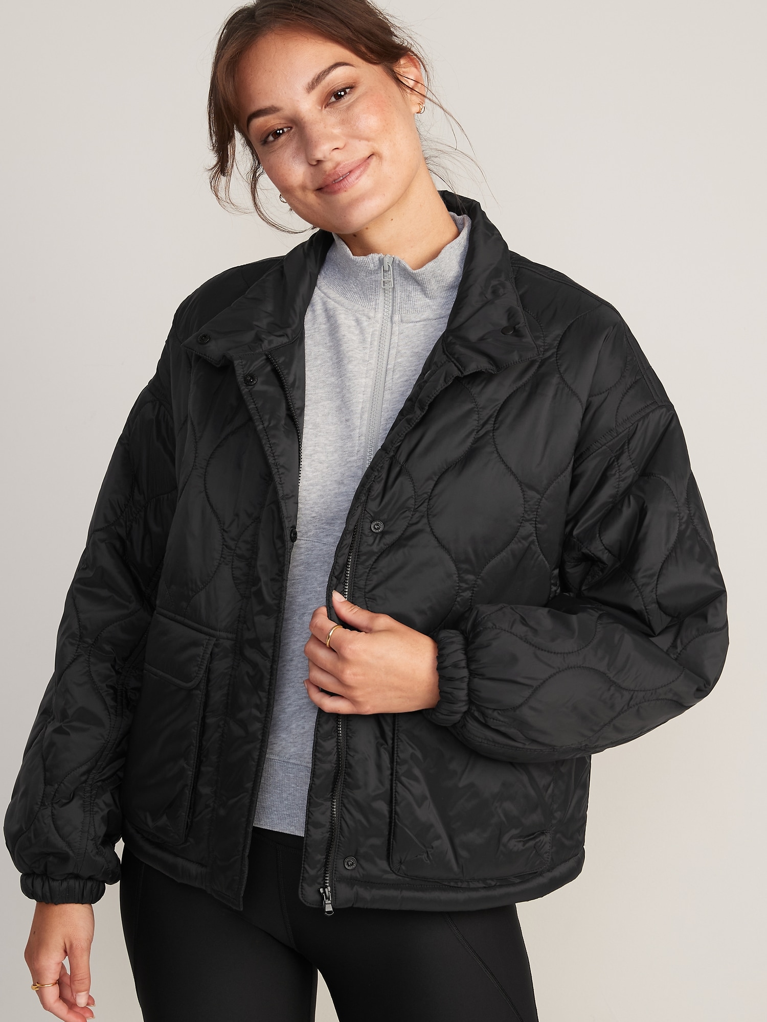 Water resistant 2025 quilted jacket